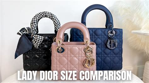 lady dior sizes 2019|Lady Dior mini vs small.